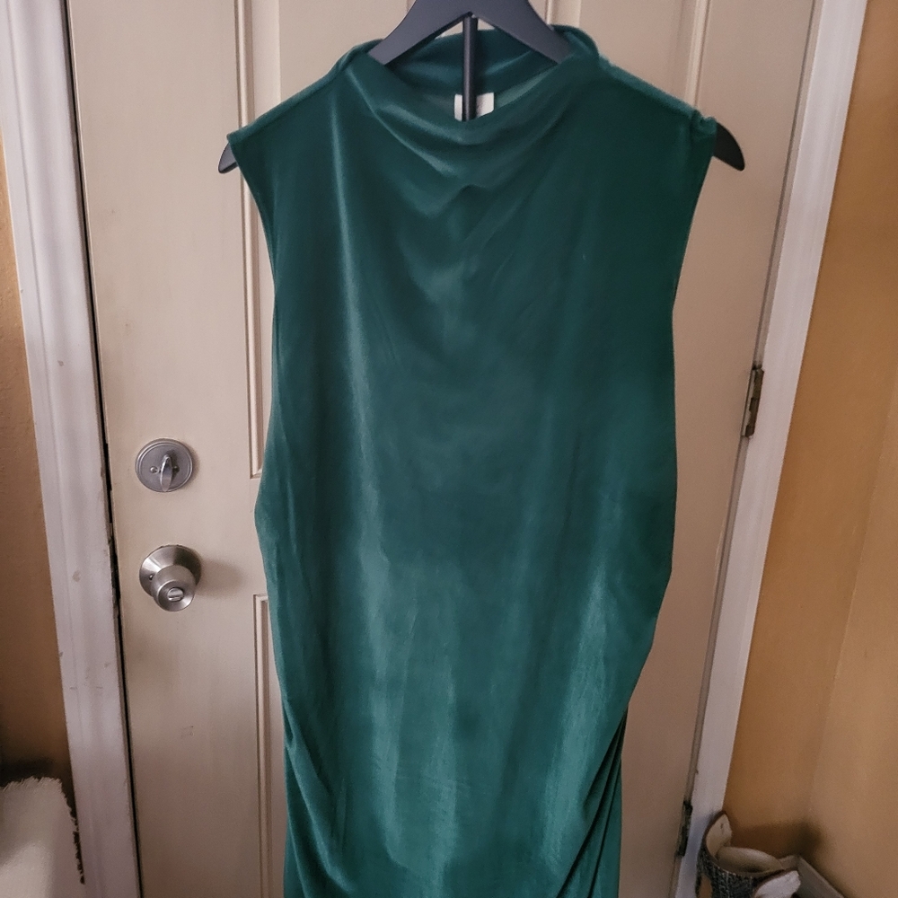 a new day velvet green dress